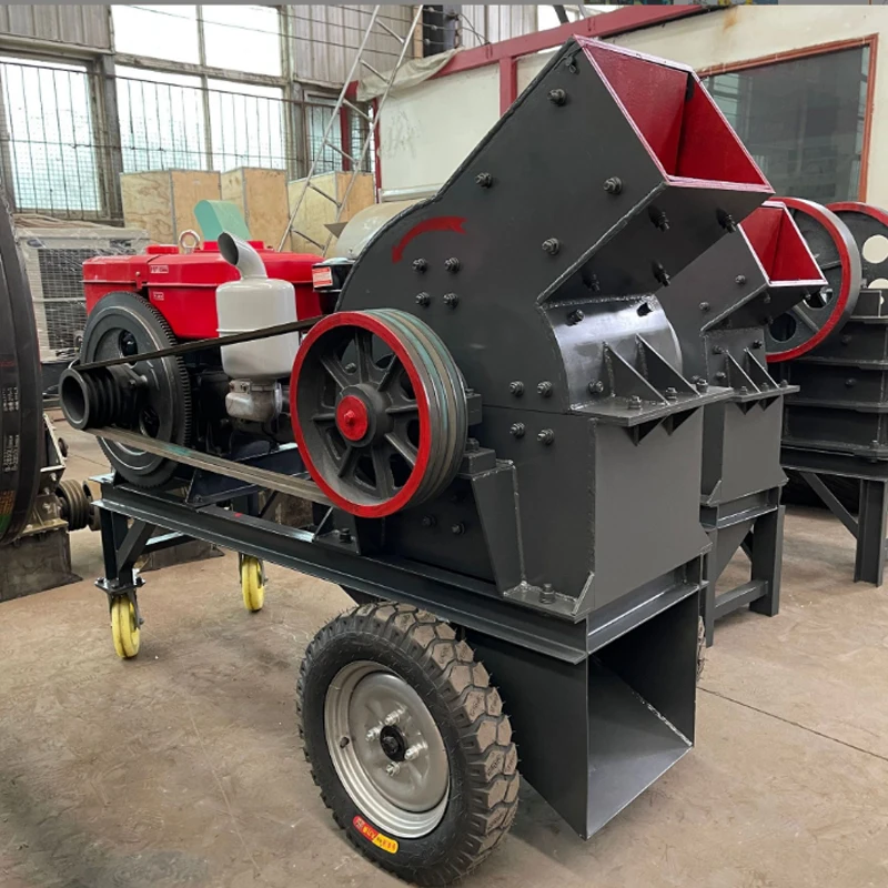Pc 200*300 Model Mobile Diesel Hammer Crusher