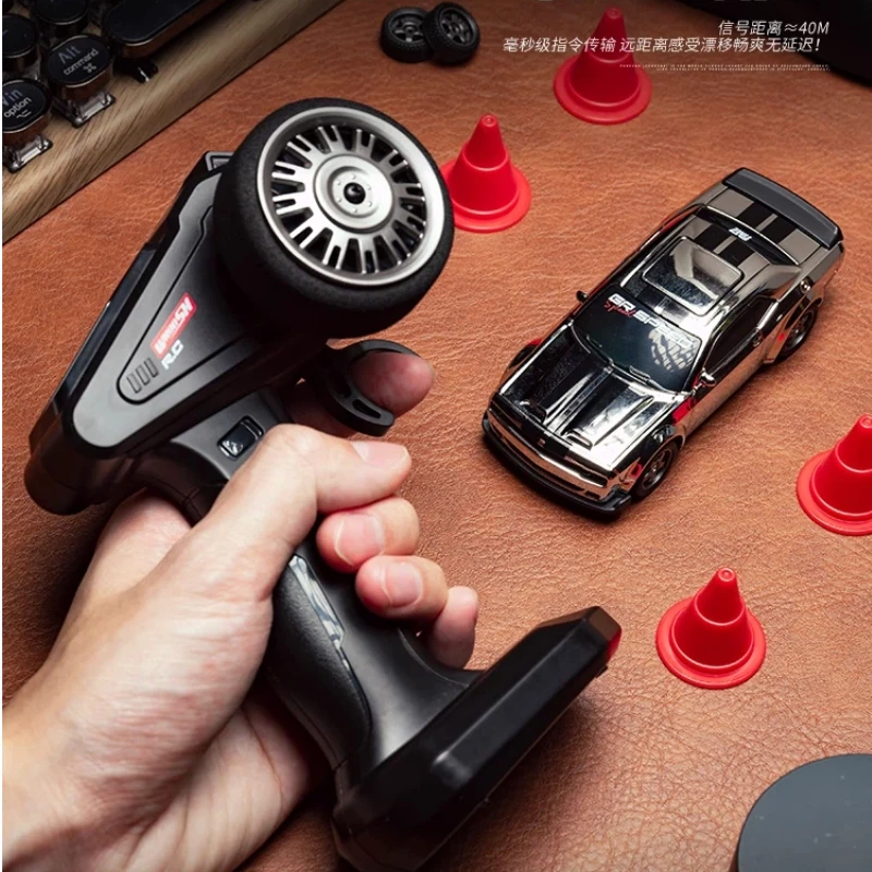 1:43 Remote Control Car Full Function 4WD Drive Drift Racing Desktop Model Toy for Children And Collectors Gifts