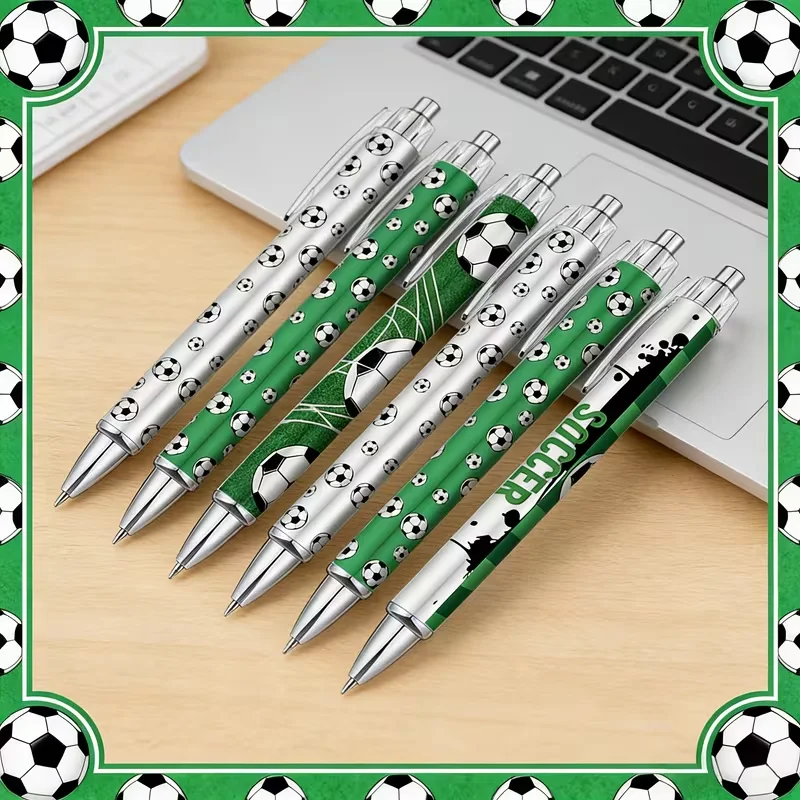 6-piece football pen set, sports-themed writing pens, making it an excellent party gift, reward, and festive present