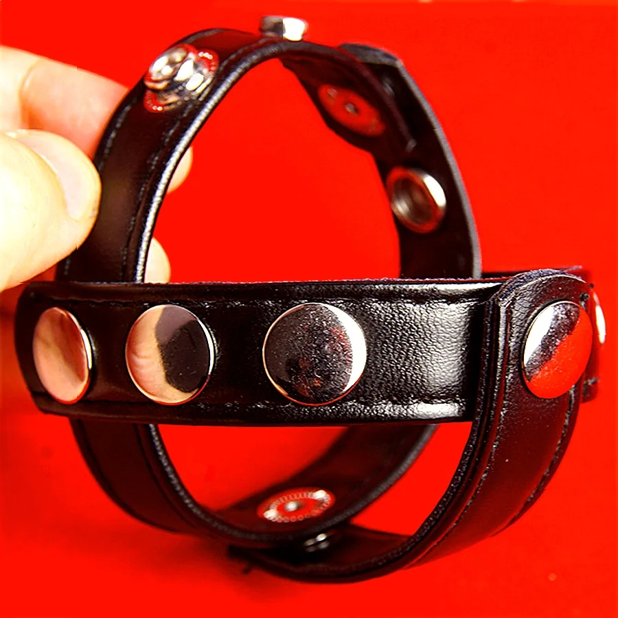 تأخير القذف ديك القضيب خاتم الديك الجلود الكرة نقالة الرجال ألعاب الكبار عبودية Bdsm الجلود يفصل الخصيتين كيس الصفن