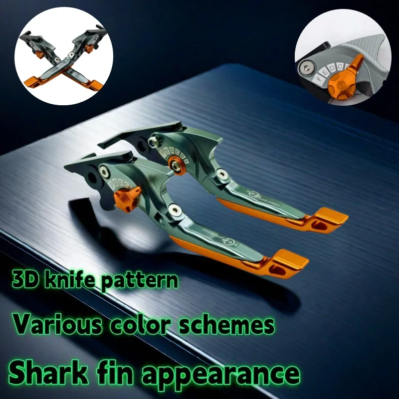 

For SUZUKI GSXR150 /GSX-S125 2020 2021 2022 Motorcycle Parts 3D Brake Lever Set Foldable Adjustable Handle Levers
