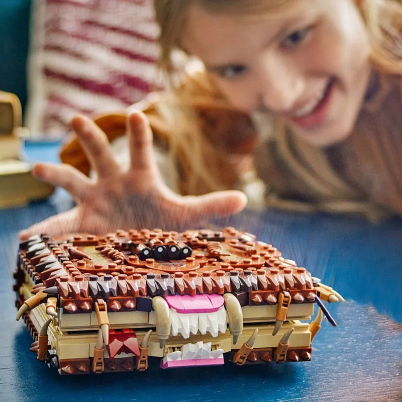 518 قطعة مينيسو ديزني شومبينغ الوحش كتاب الوحوش 76449 بنة نموذج الطوب ديكور المنزل لعبة عيد الميلاد هدية عيد ميلاد #6