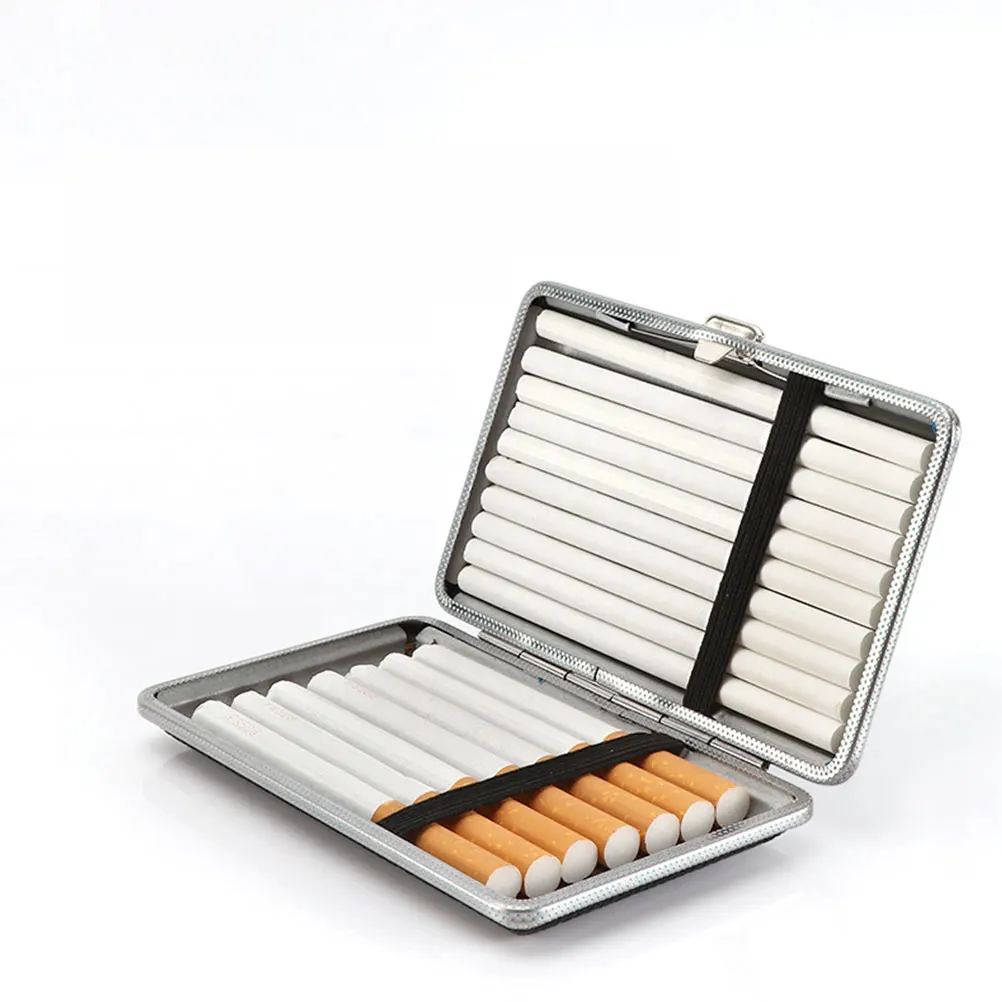 

Box Durable Waterproof Convenient Cigarette Case Portable Flat Case For Cigarette Storage Smoking Accessory