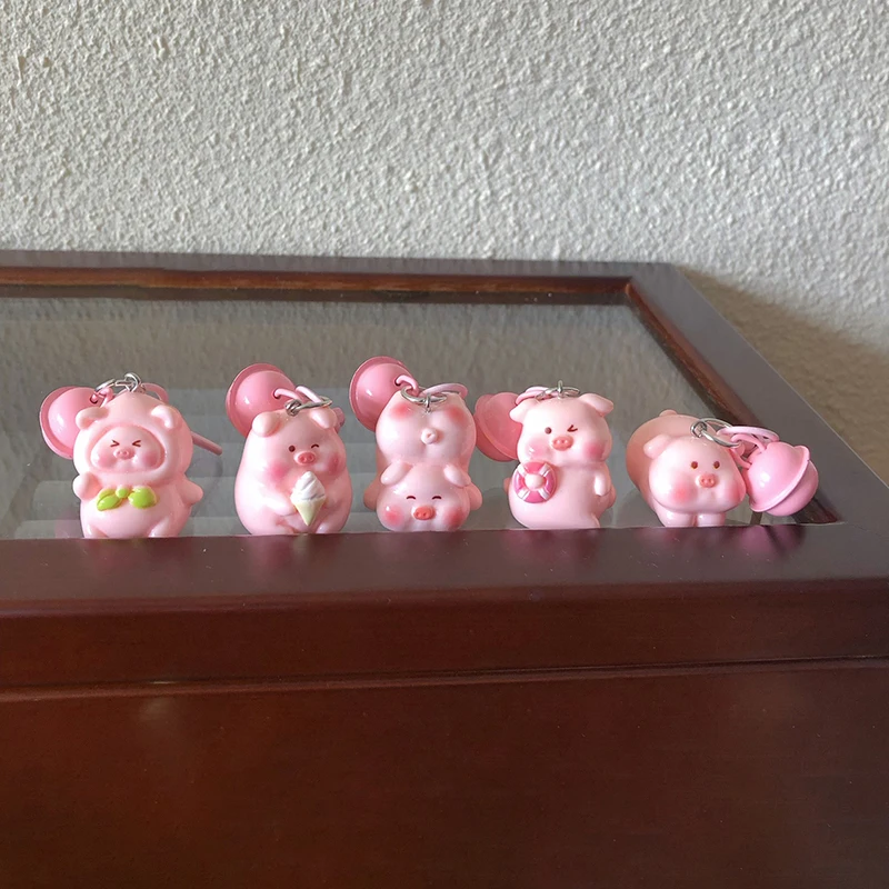 

Cute Cartoon Little Pig Pendant Keychain Fashion Bag Hanging Ornaments Novelty Creative Backpack Decoration Accessories Gifts