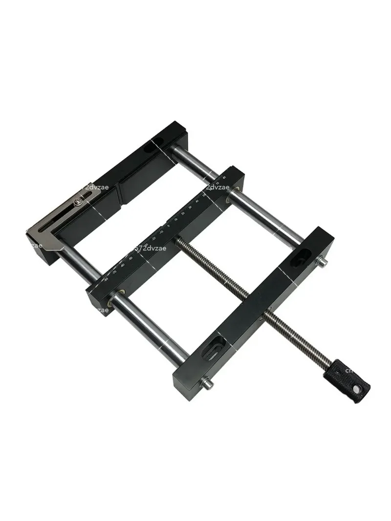 200*412mm Aluminium Fixture Flat Tongs Flat Tongs Vice Vise Screw Parallel-jaw Vice Plain Vise QGG for DIY Wood Metal Working