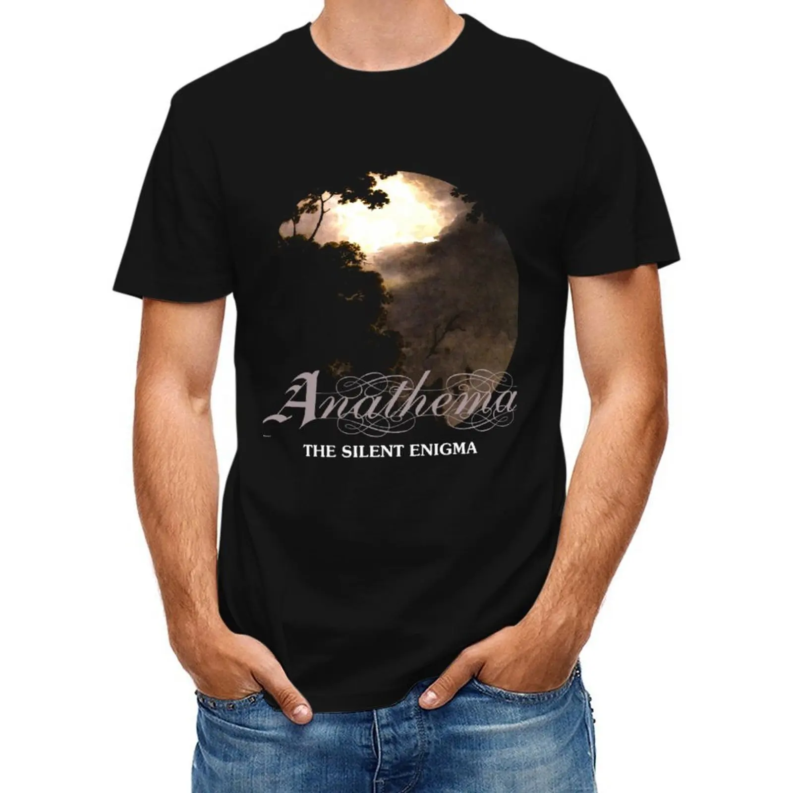 

ANATHEMA The Silent Enigma BAND T-Shirt anime stuff summer 2025 funny t shirts men