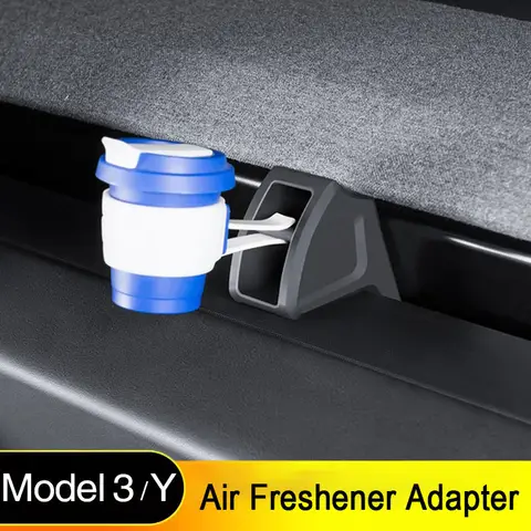 테슬라 모델 3 & 모델 Y 주니퍼 2025 에어프레셔너 어댑터 에어 아울렛 아로마테라피 클립 실리콘 자동차 에어벤트 향기 클립