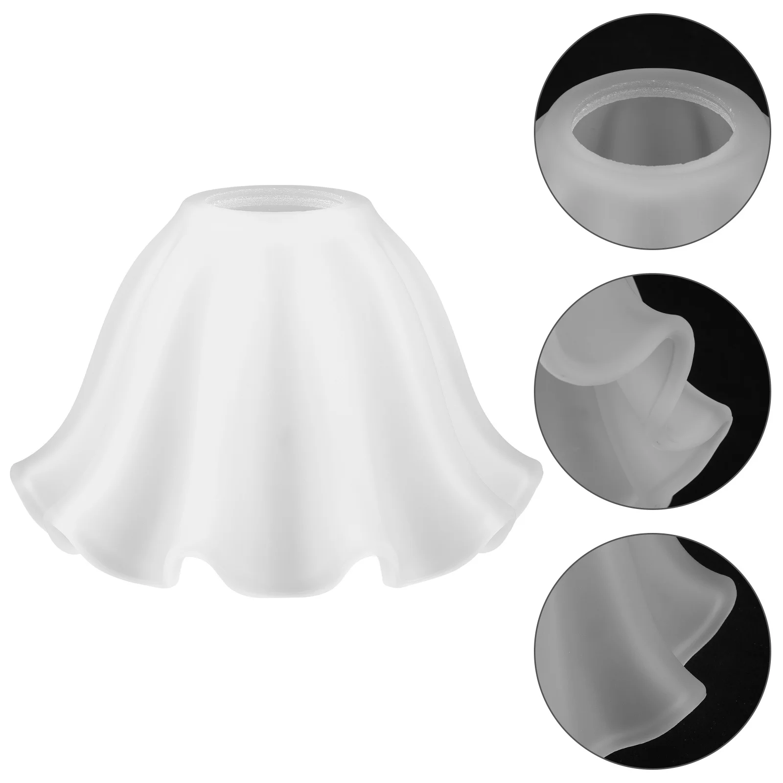 

Glass Lamp Shade Flower Design Hanging Light Cover Chandelier Lampshade for Bedroom Living Room Decoration Flower Lampshade