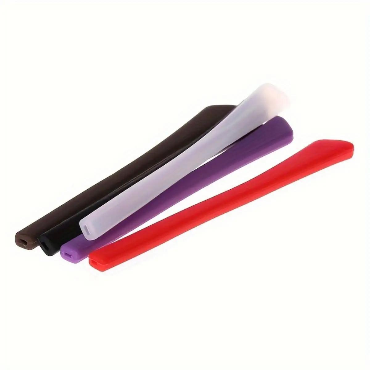 10pcs Eyeglass Replacement Temples Silicone Glasses End Tips Ear Sock Sleeve for Thin Metal Eyeglass Legs Eyewear Accessories