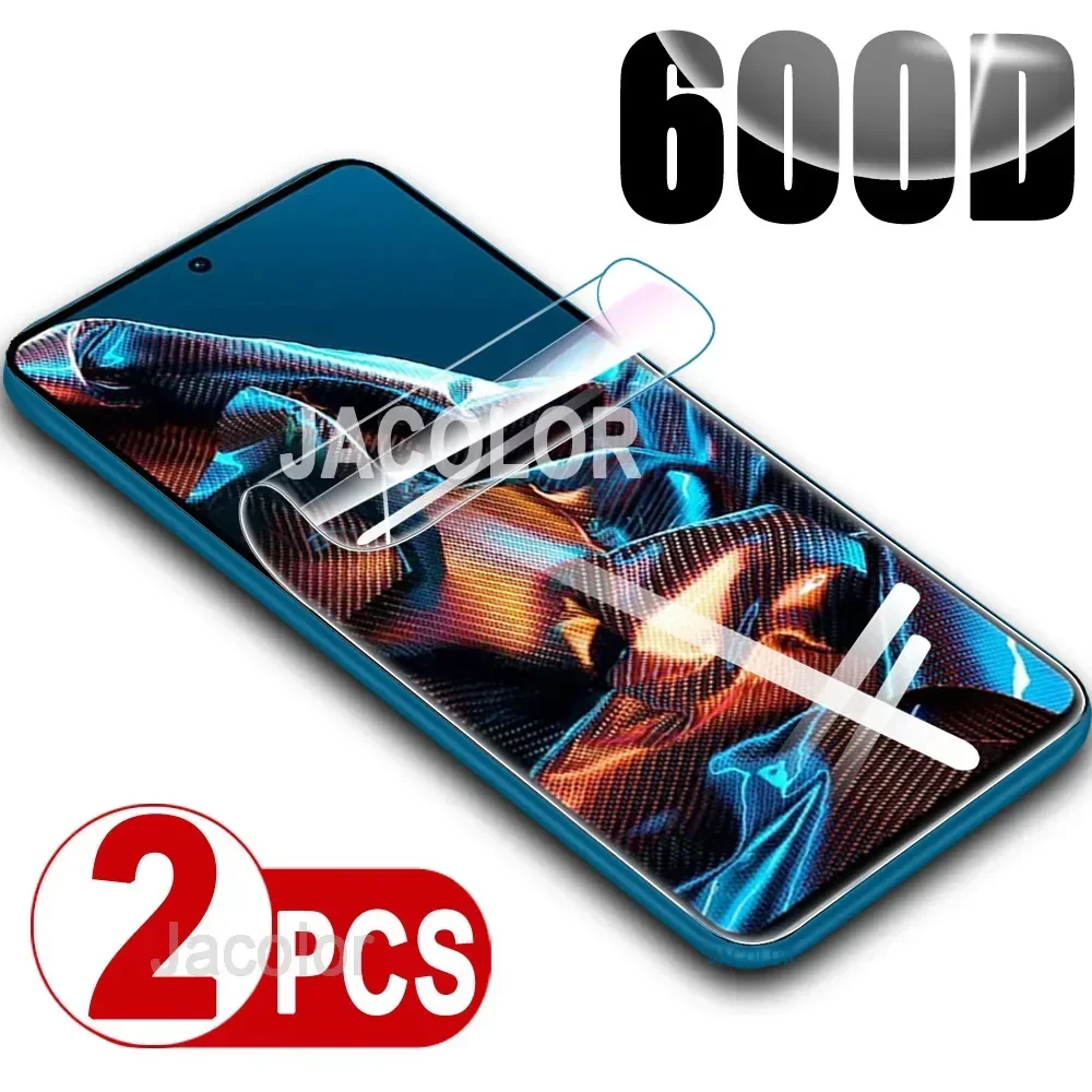 2pcs Soft Screen Protector For Xiaomi Poco X5 X4 Pro 5G GT X 5 4Pro 5Pro X4Pro X5Pro X4GT Hydrogel Film Not Tempered Glass 600D