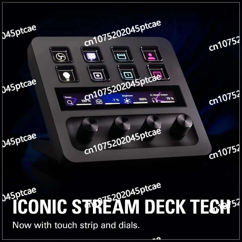 

Audio Mixer, Studio Controller, Production Console Elgato USB-CStream Deck + for Content Creators, Compatible with Mac and PC