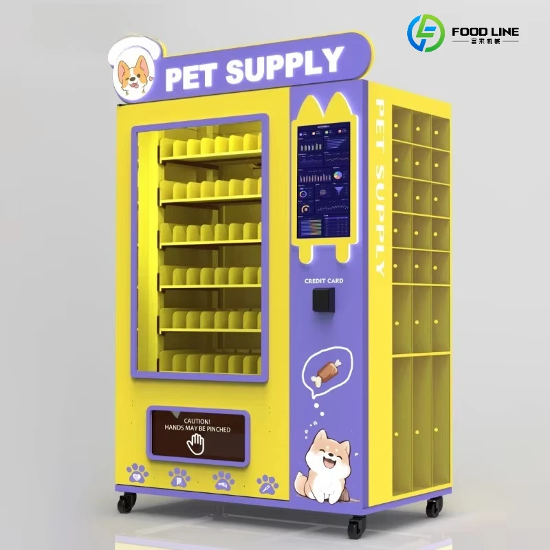 FL Wholesale Automatic Convenience Store Vending Machine Snacks Drinks Combo Vending Machine with Cooling System Customized