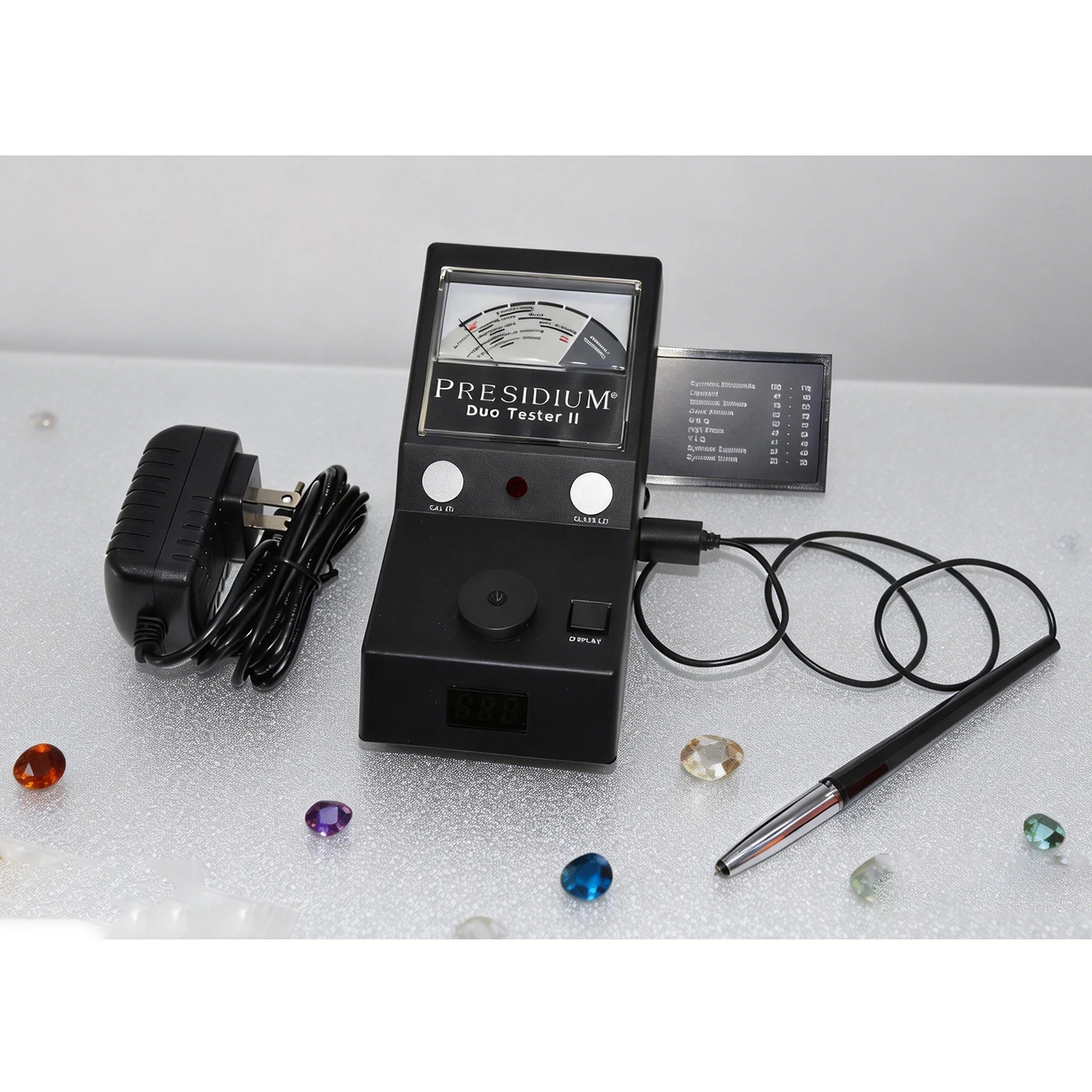 Kinway Presidium Duo Tester II KW-300P Plastic Gemstone and Diamond Testing Machine High Accuracy Digital LCD Display
