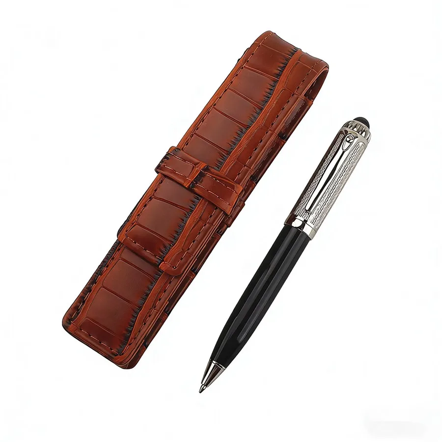 

Vintage Pattern Metal Ballpoint Pen, 7 Colors Available, Luxury Writing Pen for Businessmen, Students & Gift Giving