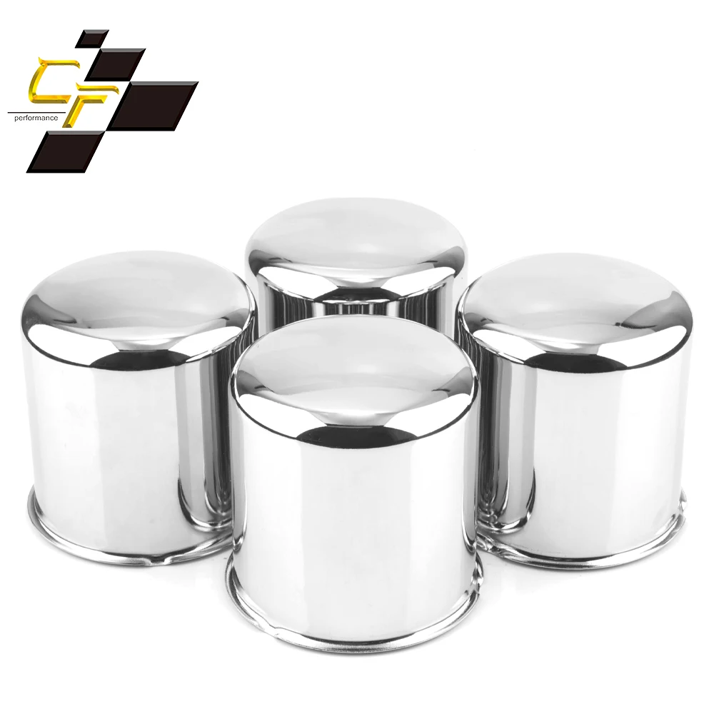 4pcs 89mm/3.3in Wheel Center Caps Push Through Cover Carbon Steel Fit For 3.29 Trailer/Truck Rims Center Bore,3.5