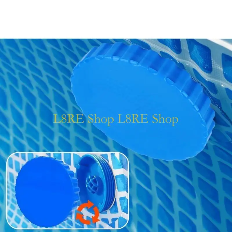 

L8RE Набор из 2 пластиковых напыляемых насадок для бассейна. Простая установка. Накрытия для бассейна, совместимые с различными