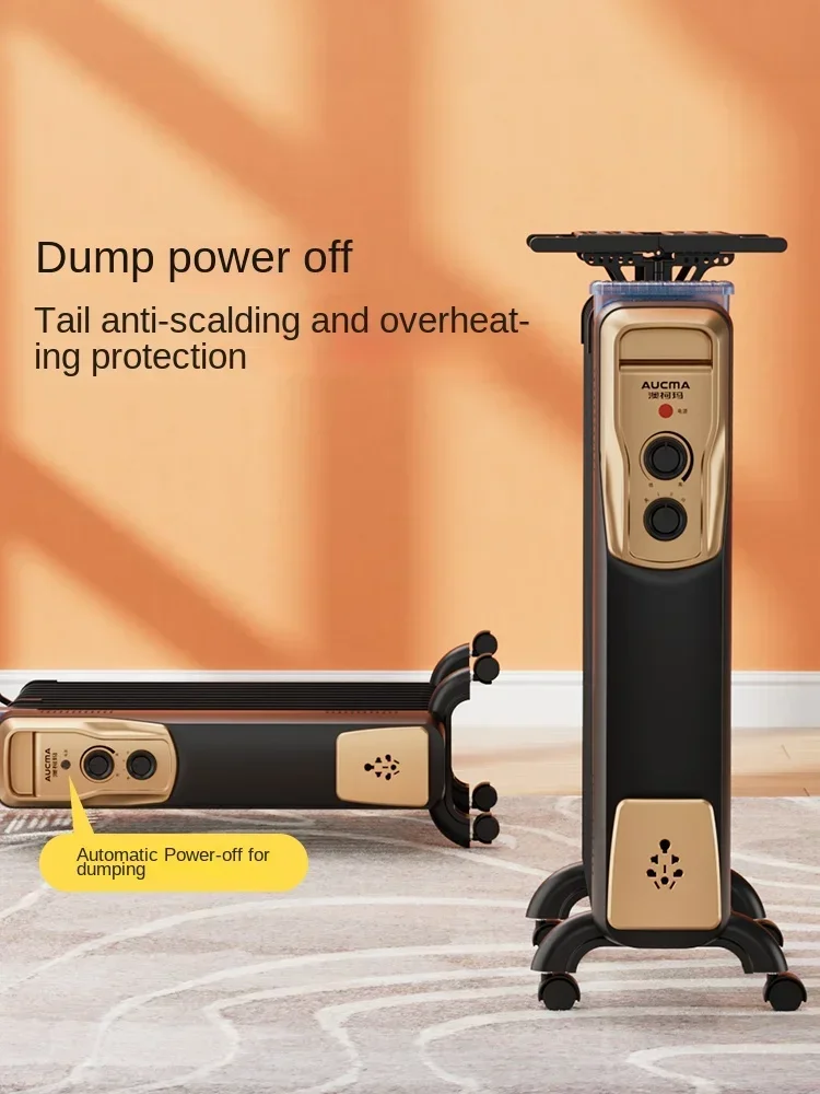 سخان كهربائي مليء بالزيت Avalma v ، مبرد صامت ، توفير الطاقة للمنزل ، تدفئة منزلية كاملة