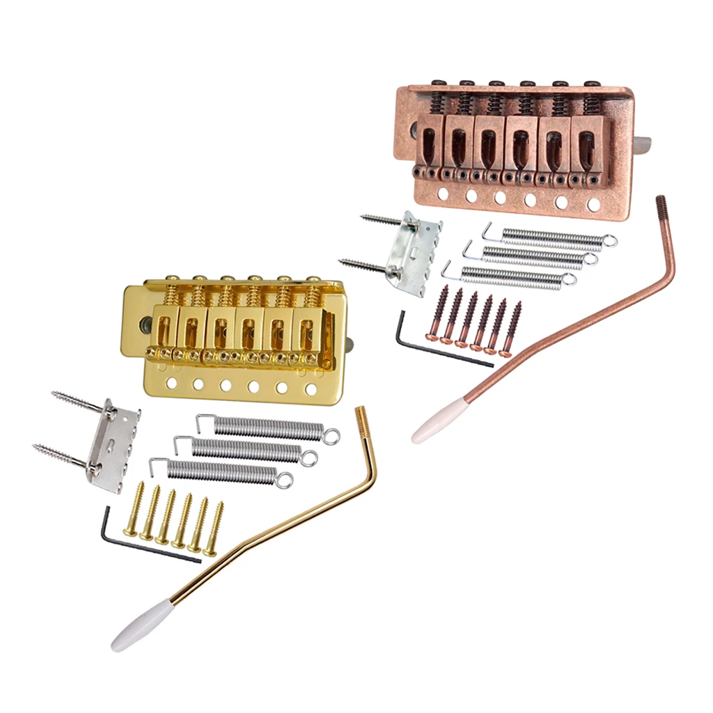 High Quality 6 String Tremolo Bridge Roller Saddle System Guitar Accessory for ST Electric Guitar Replacement
