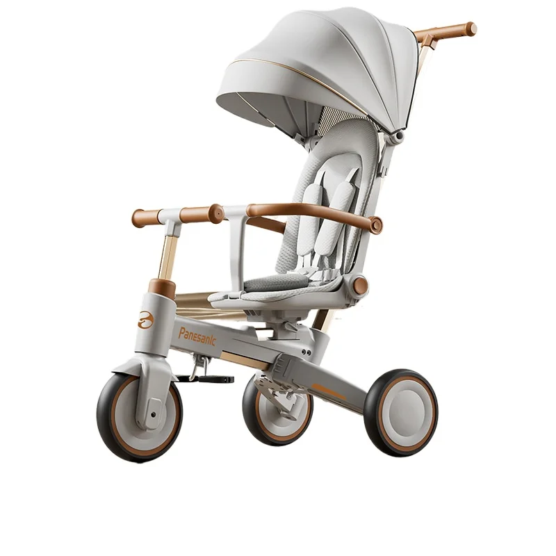 

Ручной детский трехколесный велосипед 8 в 1, трехколесная детская коляска, легкий детский велосипед, универсальный детский трехколесный велосипед