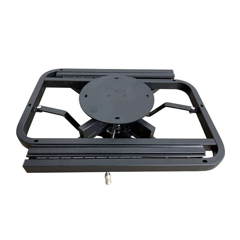 Telescopic dining table track square to round table accessories dining table combination rack