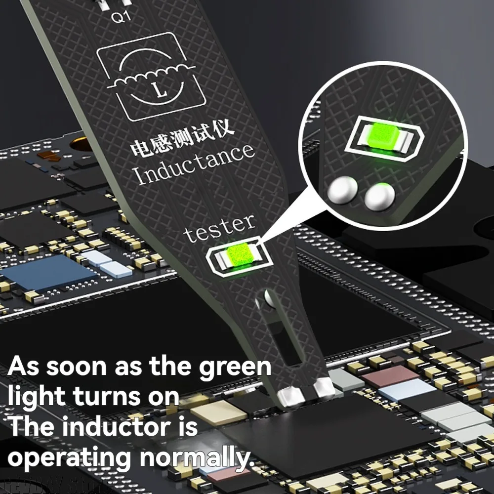 M093 Motherboard Coil Tester Inductance Tester Inductor Detector Tool for PC Repair Electromagnetic Induction Quick Fault Check