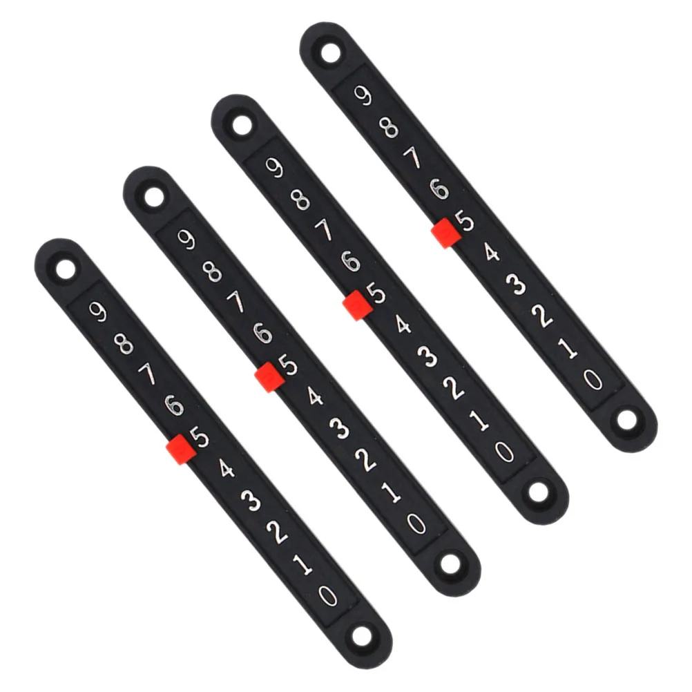 4 قطع من لوحة النتائج البلاستيكية المتينة وصديقة للأطفال وسهلة التجميع للتجمعات العائلية وحامل النتيجة