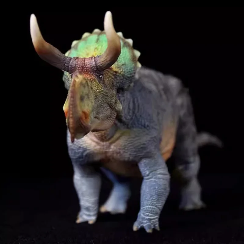 Prähistorisches Dinosauriermodell, Triceratops Horridus, Actionfigur, Sammlerornamente, die Weihnachtsgeschenke für Freunde überraschen