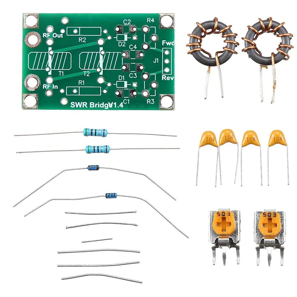 1.8M-30MHz/3.5-30MHz RF Standing Wave Ratio Bridge Radio Stand Wave Ratio Bridge for RF Network DIY Board Kit