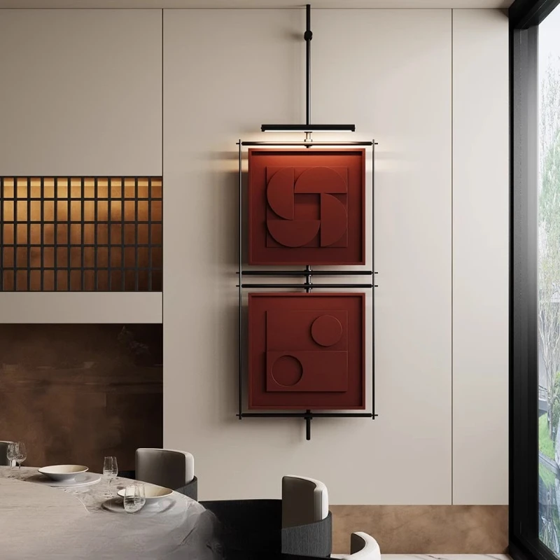 

Modern minimalist entrance corridor decorative painting, high-end wall decoration on the wall