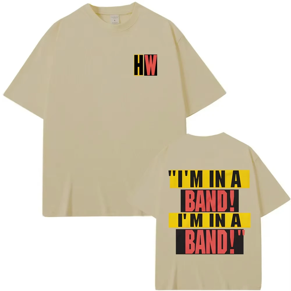 I'M IN A BAND! Periwinkle Pocket Tee singer Hayley Williams Unisex women men  T-shirt fashion Roupas Femininas Anime Clothing