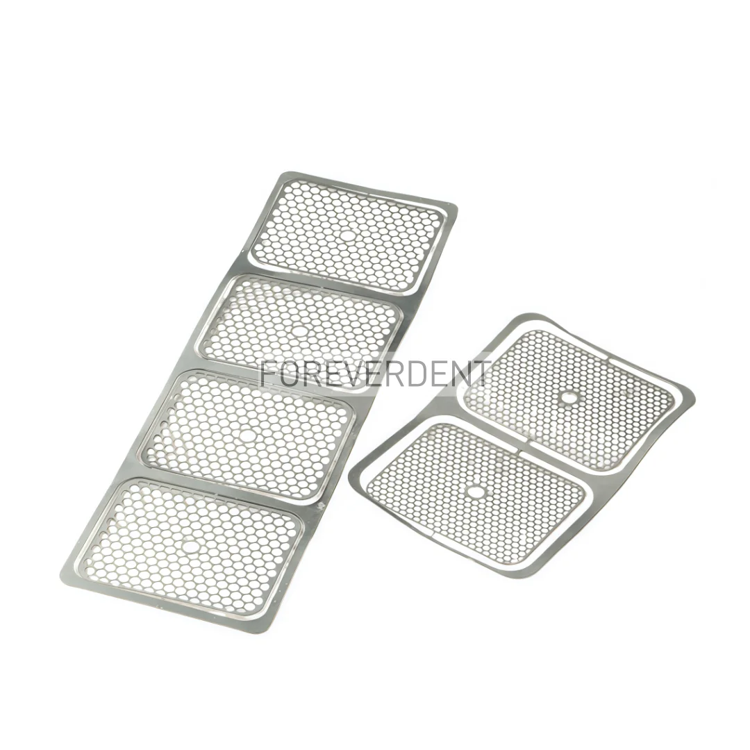 2/4-in-1 زراعة الأسنان شبكة تيتانيوم تجديد العظام الفضية GBR مرنة وآمنة لجراحة الفم #2