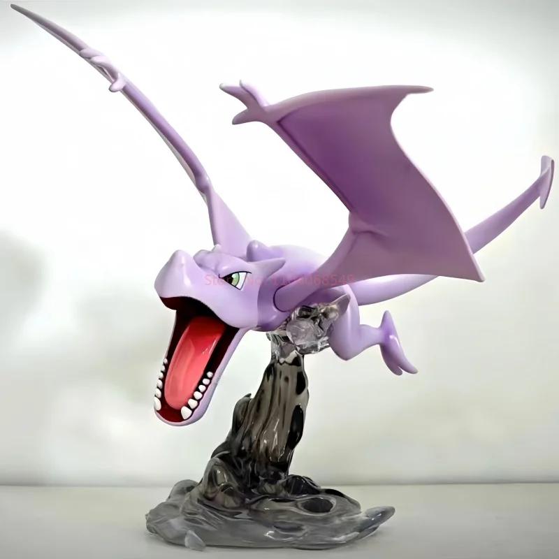 Figurine Pokémon Anime ahiodactyl, figurines violettes mignonnes, modèle de statue, collection de beurre, décoration, cadeaux d'anniversaire, nouveau