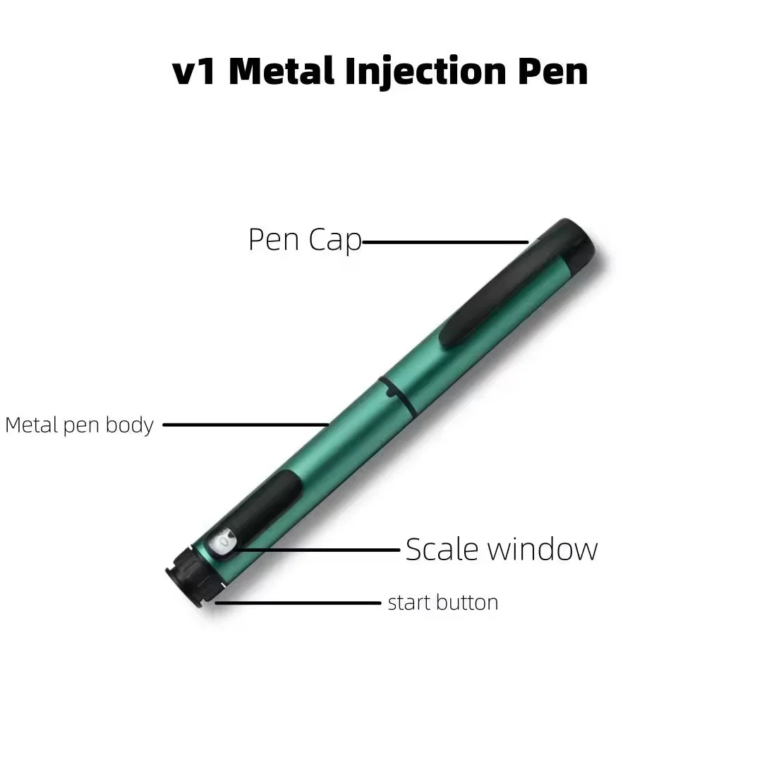 10pcs Reusable Metal Adjustable Dose Dispensing Pen Portable Metal Shell Home Adjustable Liquid Dosing Auxiliary Tool