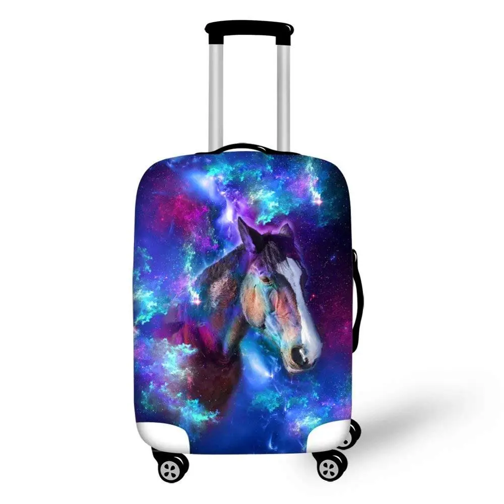 Stretch 3d Animal Wolf Cat Print Travel Luggage Covers Elastic Suitcase Protector Trunk Case Covers Removeable