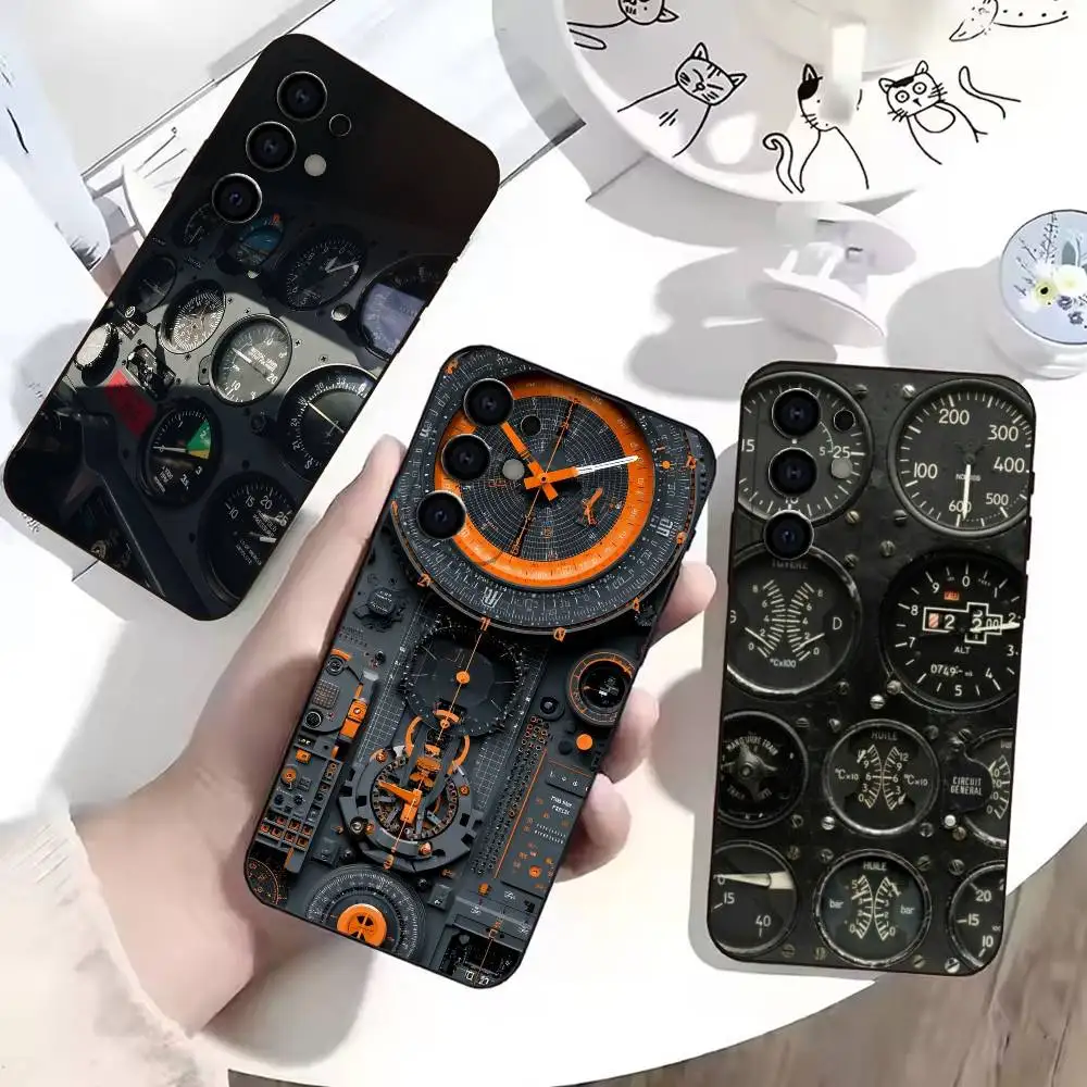 A-Aeroplane Pilot Cockpit   Phone Case Black Silicone Soft For Samsung S25,S24,S21,S22,S23,S30,Ultra,S20,Plus,Fe,Lite
