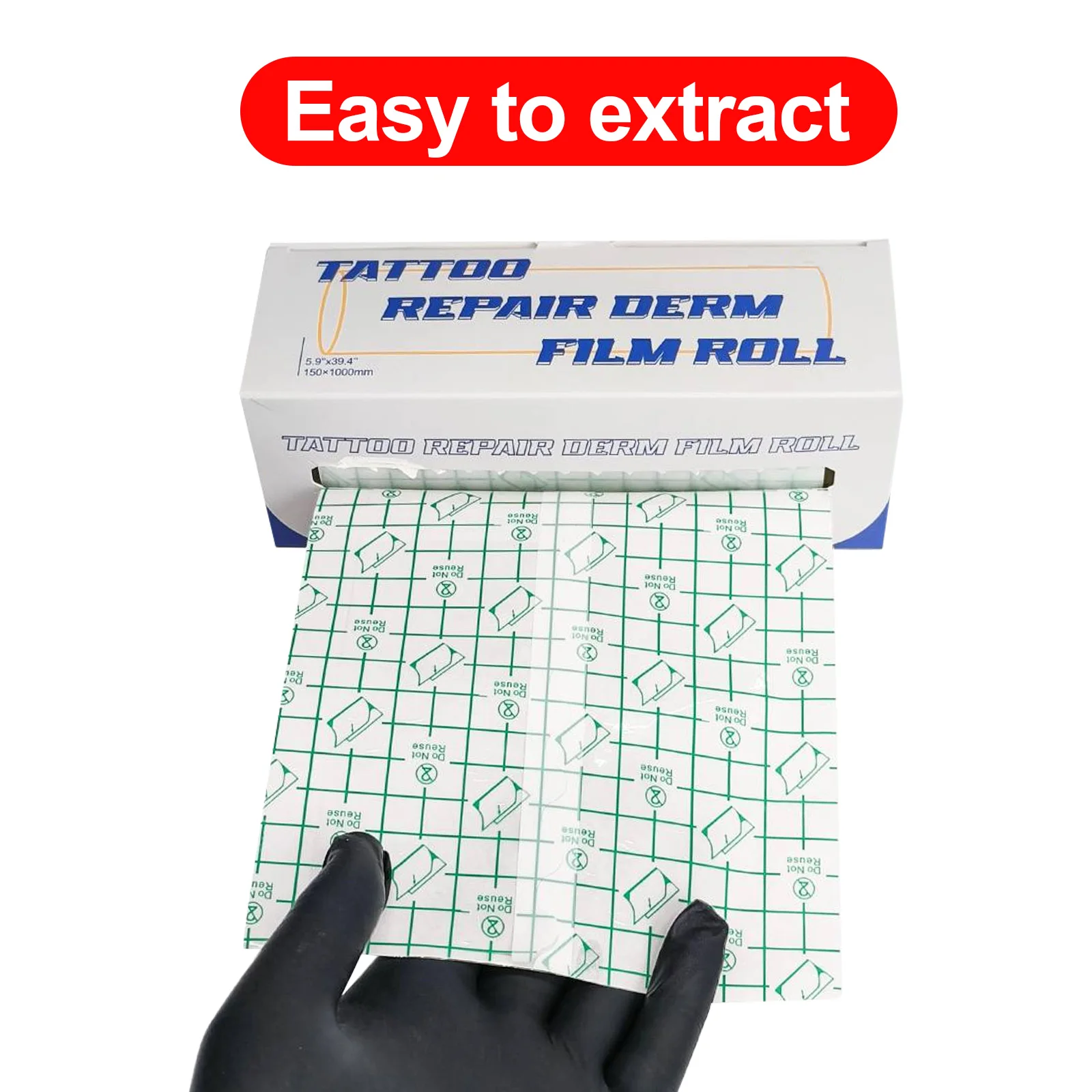 Tattoo Aftercare Film Roll PU Waterproof Breathable Transparent Second Skin Adhesive Protective Bandage for Tattoo Skin Care