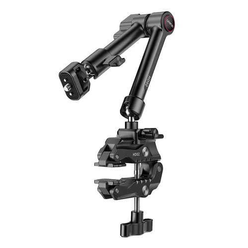 Ulanzi HD02 Kit de brazo mágico de 10 pulgadas para cámara al aire libre fotografía transmisión en vivo Vlog con abrazadera adaptable de cabeza de bola en todas direcciones