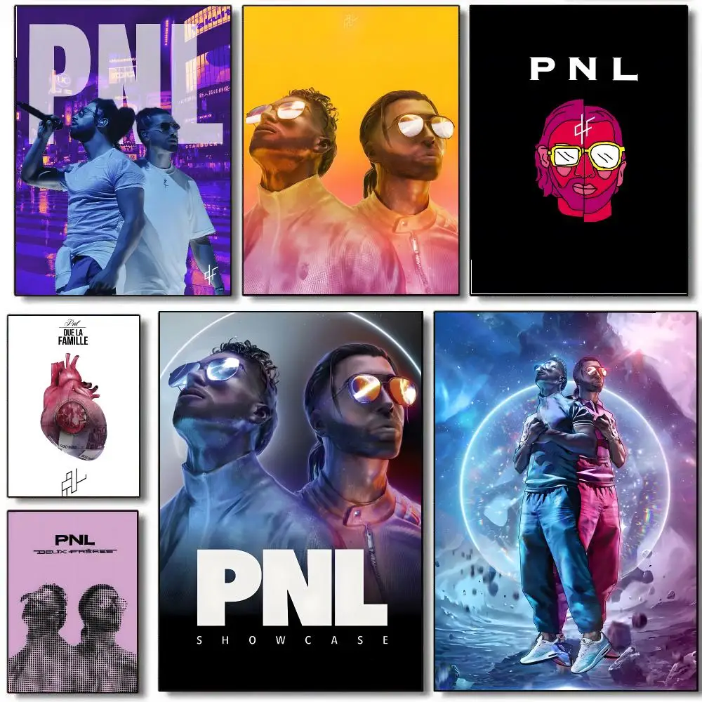 Music P-PNL Rap Duo Album Poster HD Waterproof Aesthetic Wall For Home Decor Trendy Durable Easy To Apply Art