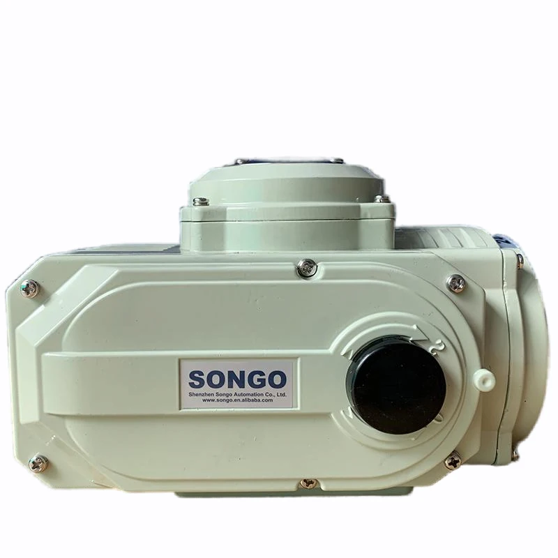 

DC24V 12V AC110V 220V 90 Degree Intelligent Type 0-10VDC 50Nm Motorized Quarter Turn Electric Actuator
