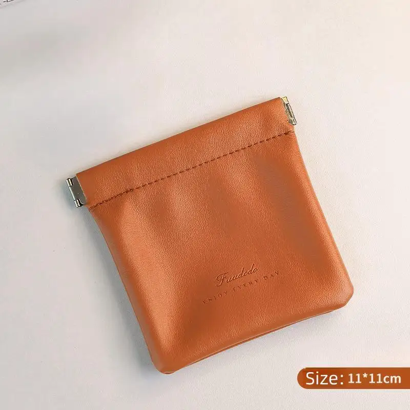 Bolso pequeño de almacenamiento de cosméticos para mujer, cartera portátil, Mini bolsa de almacenamiento de artículos pequeños diarios, a la moda y minimalista, nuevo