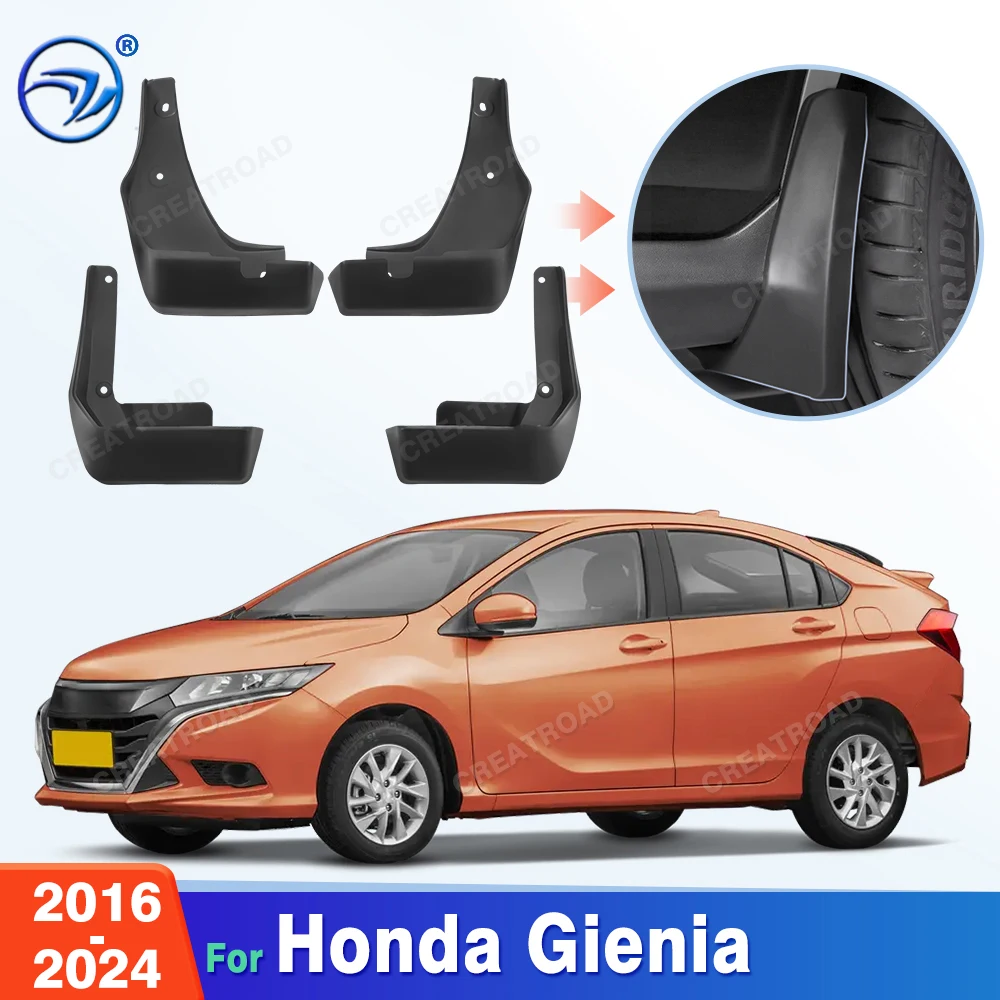 

For Honda Gienia 2016-2024 2017 2018 2019 2020 2021 2022 2023 Fender Mudflaps Splash Guards Mudguards Mud Flaps Car Accessories