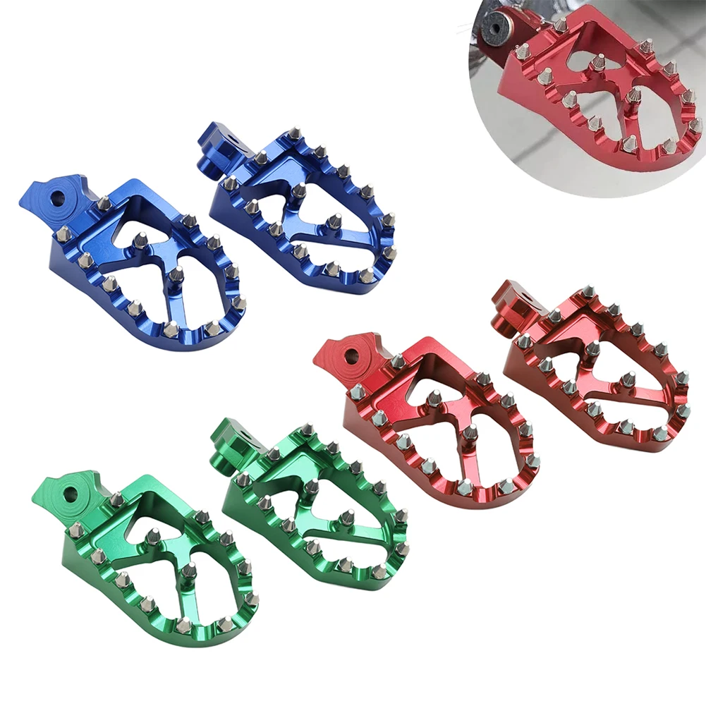 Motorcycle CNC Foot Pegs Pedals Footrest For Honda XR50R 70R 80R XR100R CRF80F CRF100F Z50R