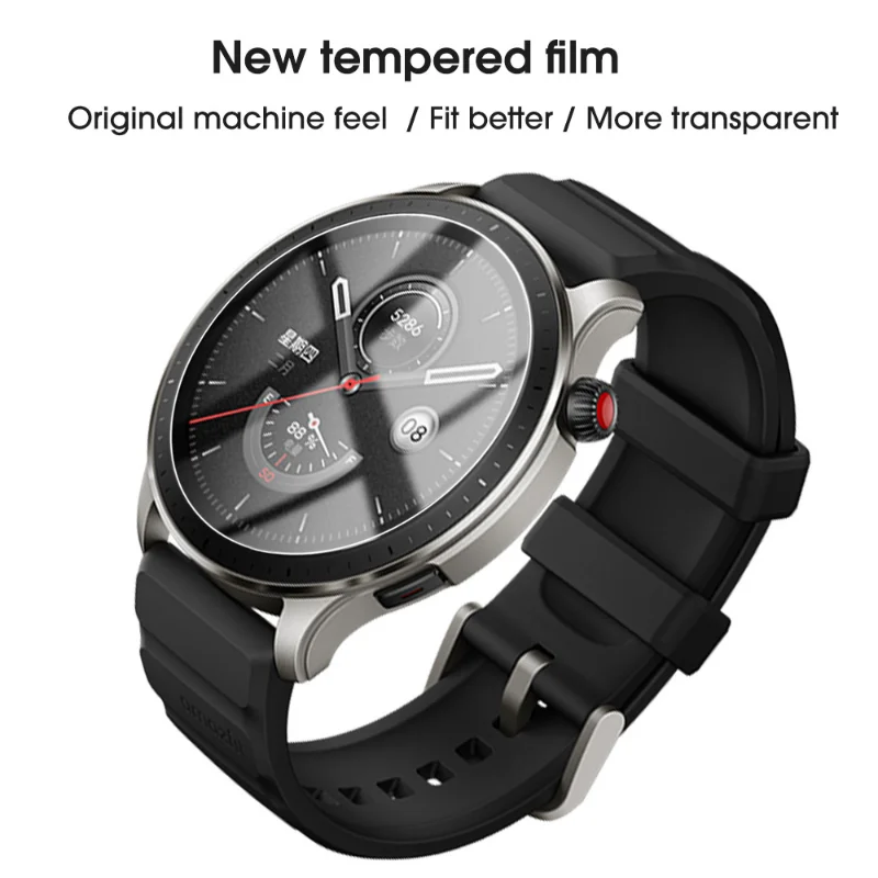 Para huami amazfit gtr 4 tela de vidro temperado película protetora hd inquebrável filme para amazfit gtr 4 relógio inteligente acessórios