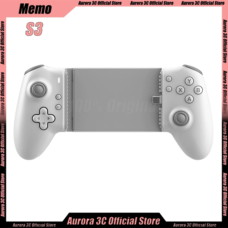 MEMO S3 Gamepad Mobile Phone Hall Dual Mode Effect Controller Stick Type-C Joystick Customized For Android PS Cloud Game Handle