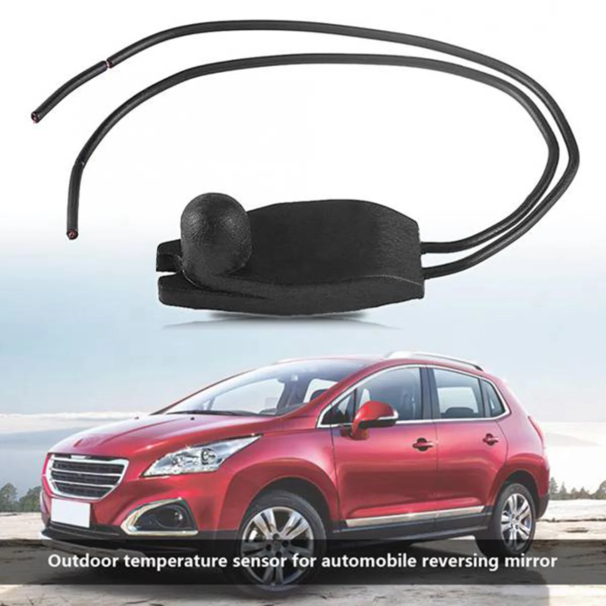 Sensor de temperatura del aire de tránsito exterior para coche, accesorio para PEUGEOT 206, 207, 208, 306, 307, 407, Citroen C3, C4, C5, C6, C8, 6445F9