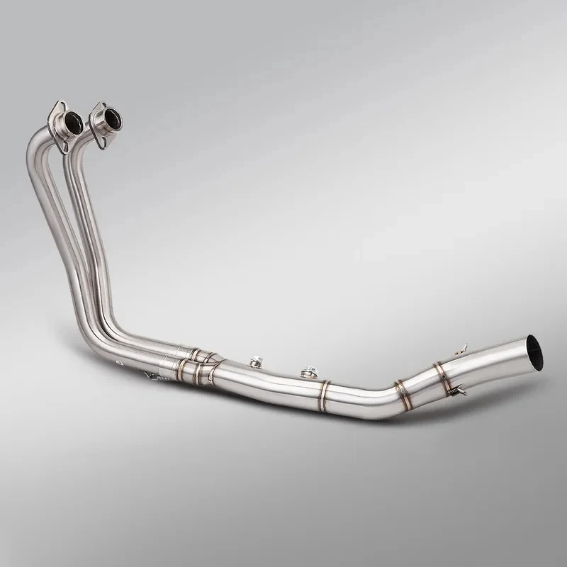 

Motorcycle Stainless Steel Header Pipe Exhaust System for Yamaha YZF-R3 MT03 2022-2026, Dual Oxygen Sensor Fitment