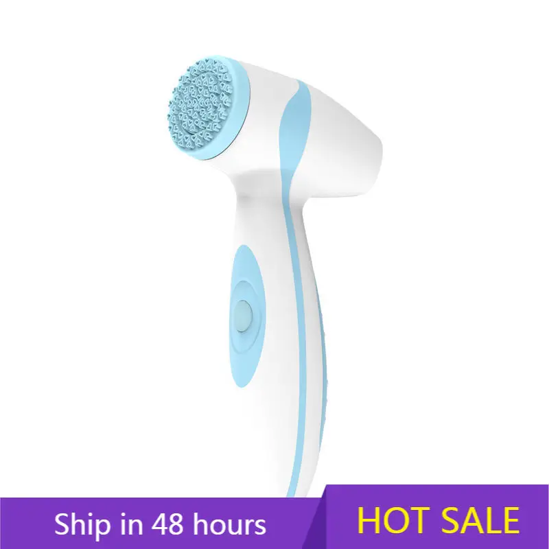 YTYIN 電動洗顔ブラシ フェイシャルケアウォッシュ ソニック振動マッサージツール ニキビ毛穴黒ずみシリコンクリーナー 1500