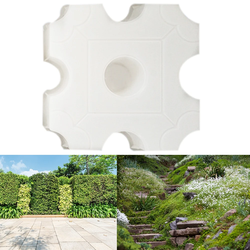 DIY Courtyard Garden Concrete Brick Mold Path Paving Propylene Pavement Mold