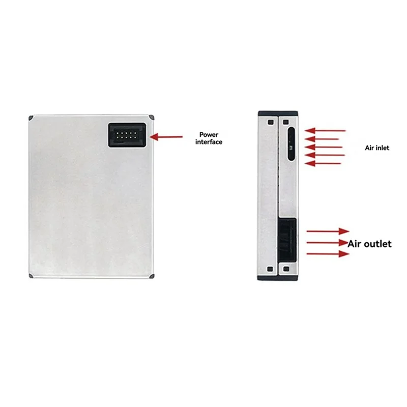 【DESAIN RAPI】 untuk Pembersih Kompatibel D7B PM2.5 Modul Sensor Partikel Debu Laser Plantower Deteksi Kualitas Udara Gas Dalam Ruangan