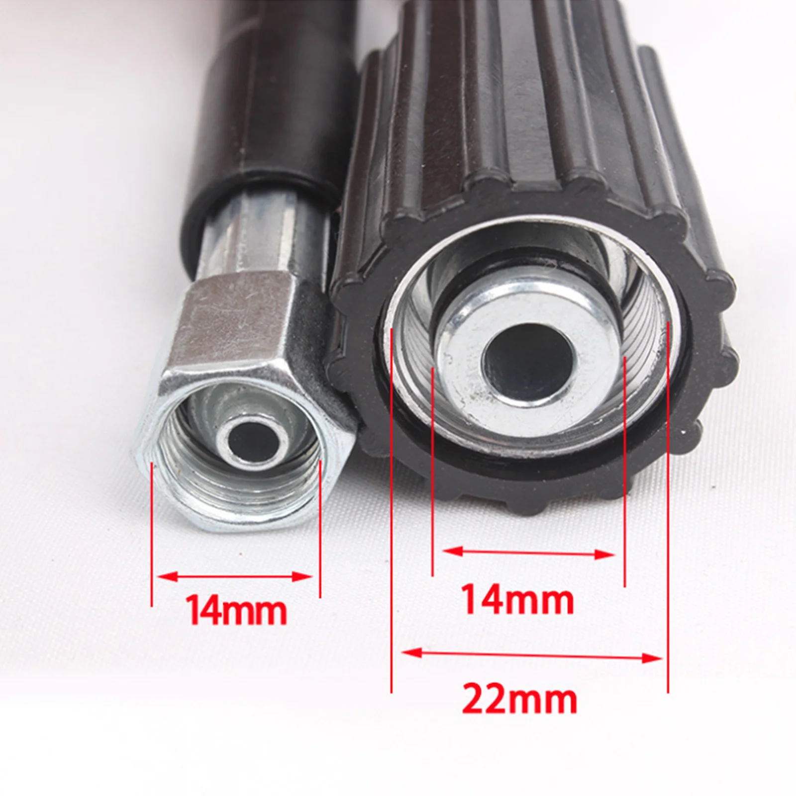 8m 160 Bar M22 High Pressure Hose for Power Washer (Black) water hose pressure washer hose pressure washer extension hose